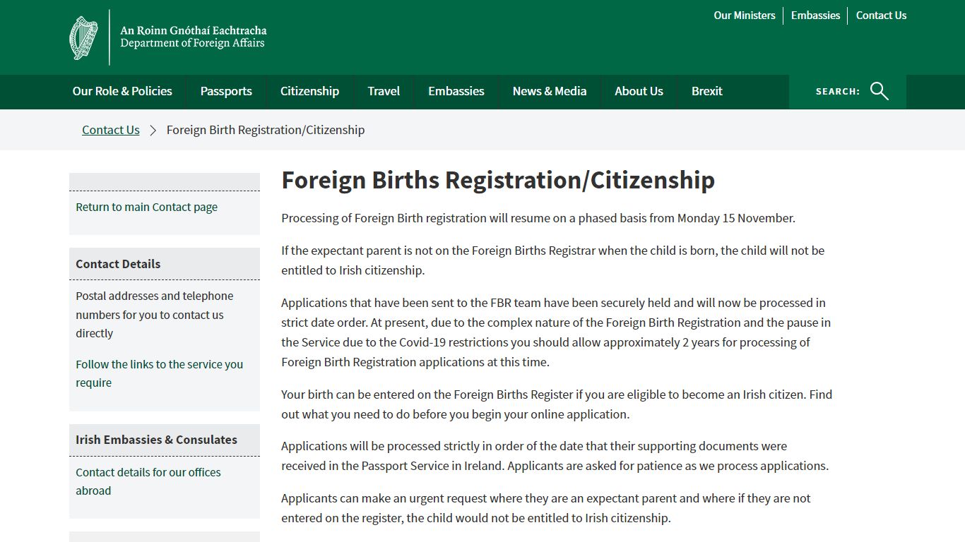 Foreign Birth Registration/Citizenship - Department of Foreign ... - DFA